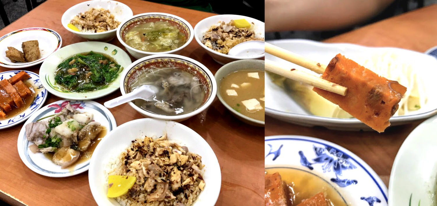 【嘉義｜東區】民主火雞肉飯｜特色油蔥醬汁雞肉飯與特別的橘紅蟳粿｜百元有找的在地飄香好滋味
