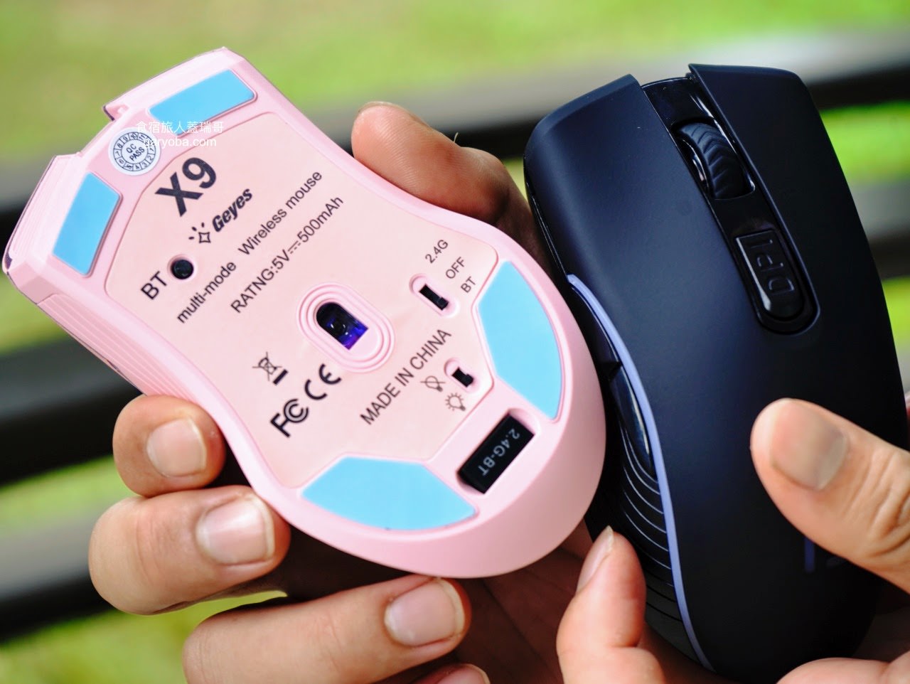 OGORUS X9 無線藍牙靜音滑鼠。雙模式快速切換讓你從上班就開始培養手感